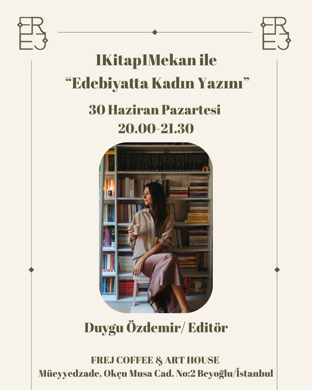 1Kitap1Mekan ile Edebiyatta Kadın Yazını