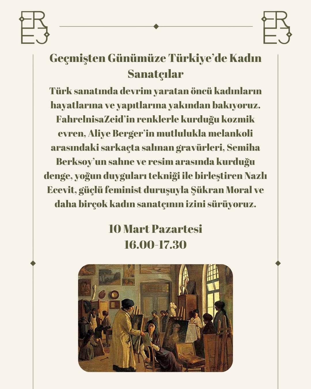 Geçmişten Günümüze Türkiye’de Kadın Sanatçılar