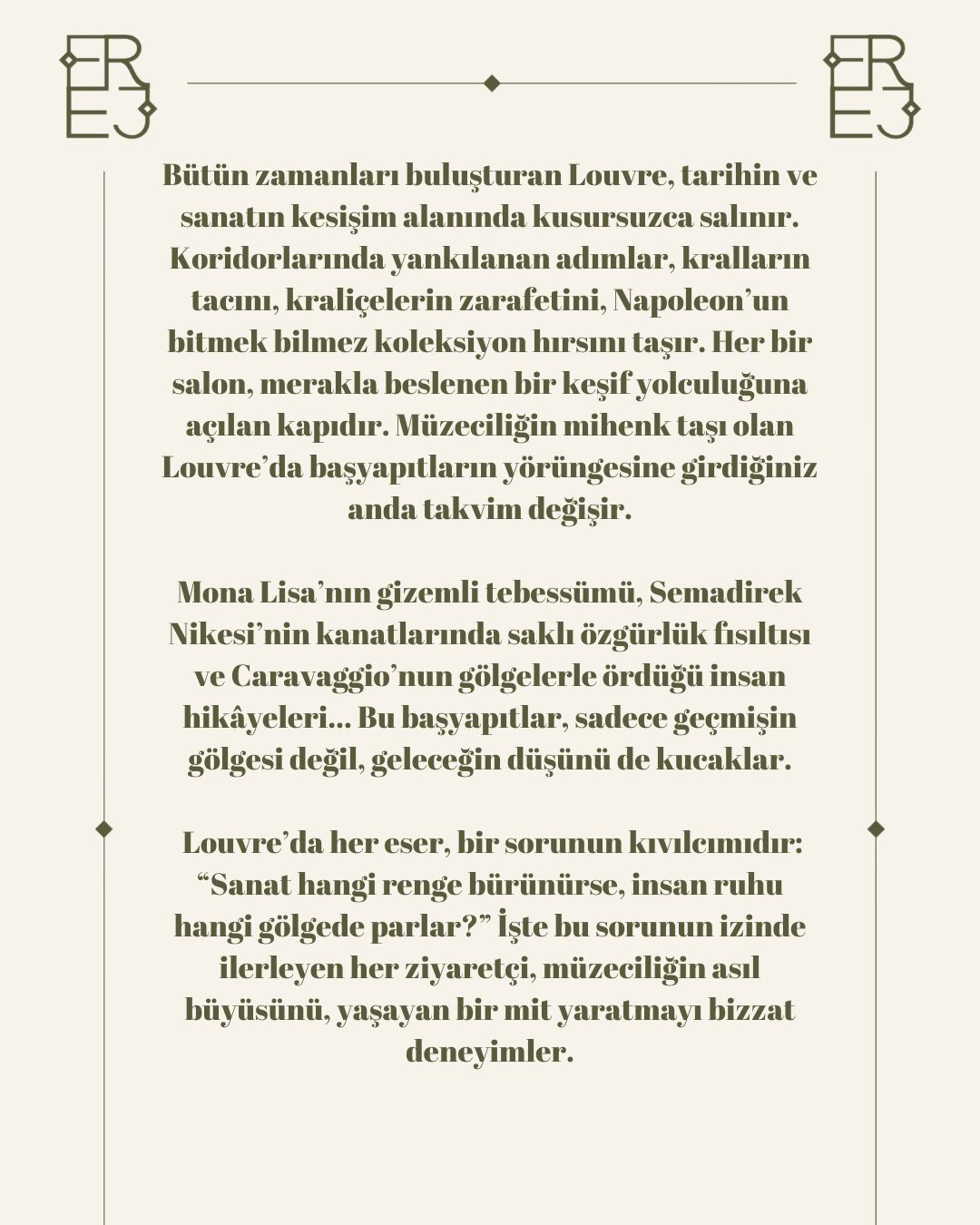 Geleceği Büyüleyen Geçmiş: Louvre'un Efsaneleri