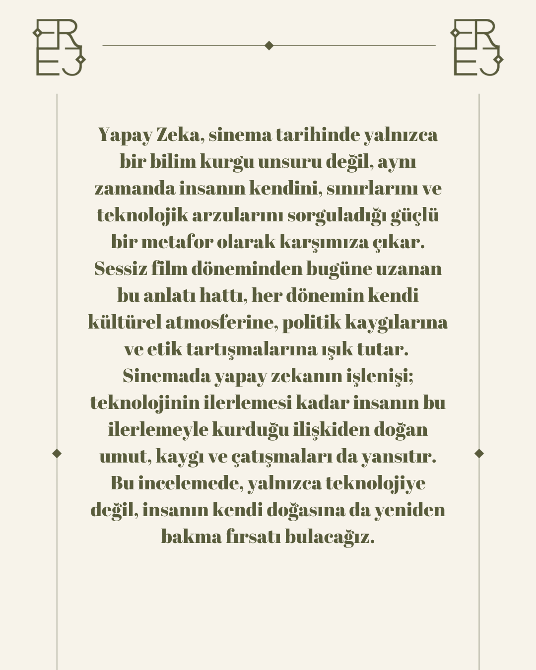 Yapay zeka sinemada bize ne anlatıyor?