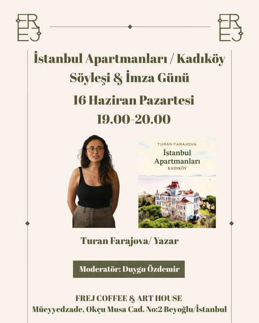 İstanbul Apartmanları / Kadiköy Söyleşi & İmza Günü